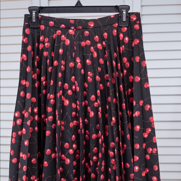 Jcrew Pleated Knee Length Skirt - Picture 2 of 2